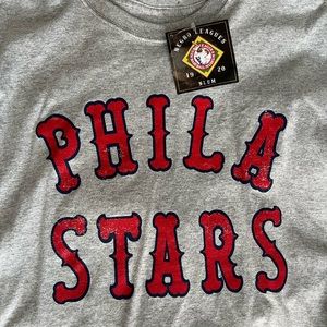 Philla Stars Tee Negro League NWT